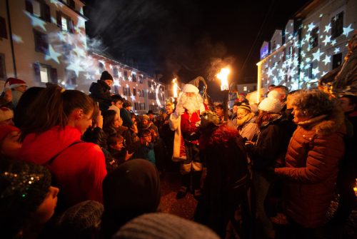 Ankuft der Weihnachtsmann