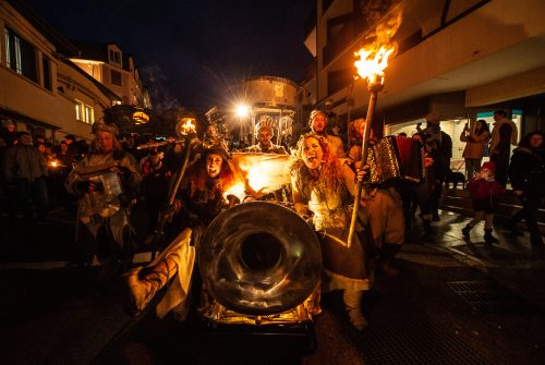 Abreise des Flottins