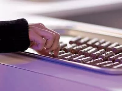 Die berühmten Riegel von Maison Cailler, die Schweizer Schokolade weltweit bekannt gemacht haben.